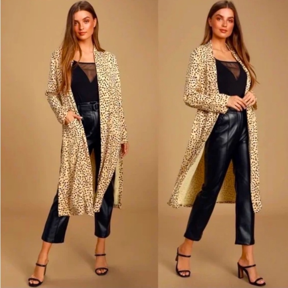 CAPCAKES AND CASHMERE Arianna Animal Print Duster